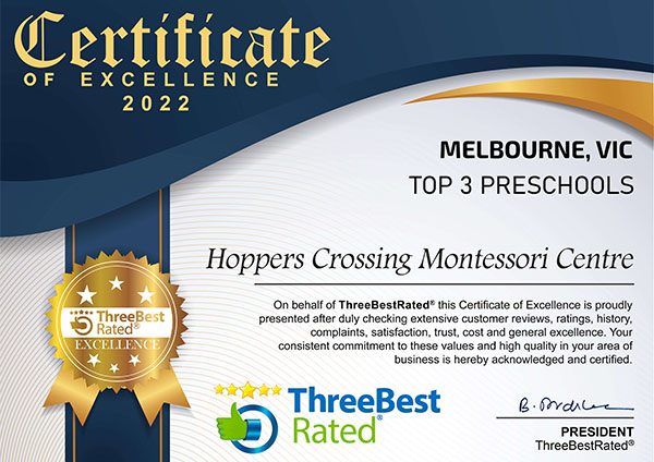 top 3 preschools best rated hoppers crossing montessori centre melbourne